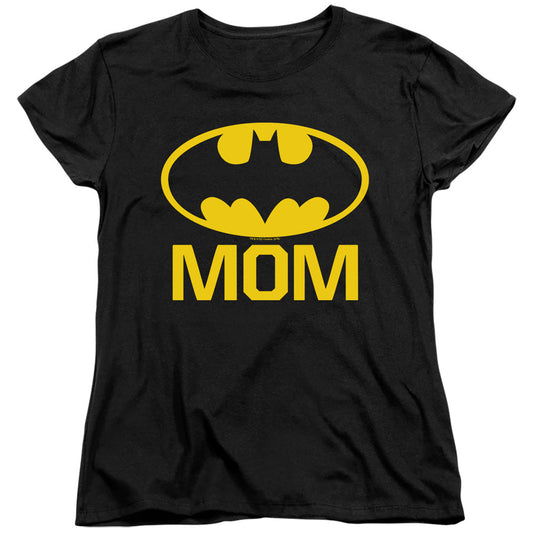 Batman Bat Mom Womens T Shirt Black Officially Licensed