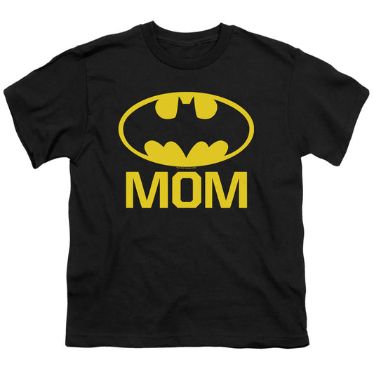 Batman Bat Mom Kids Youth T Shirt Black Officially Licensed