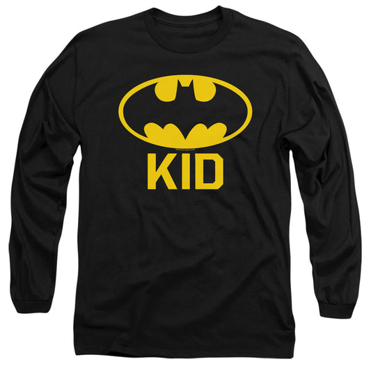 Batman Bat Kid Mens Long Sleeve Shirt Black Officially Licensed