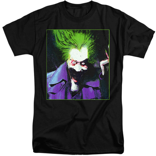 Batman Arkham Asylum Joker Mens Tall T Shirt Black Officially Licensed