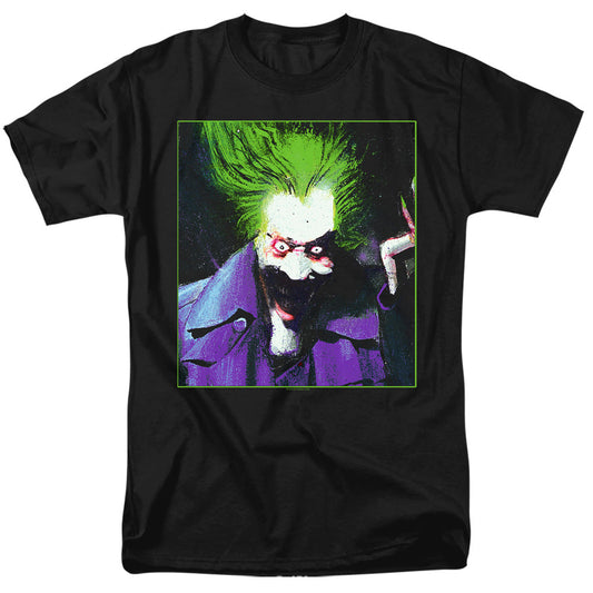 Batman Arkham Asylum Joker Mens T Shirt Black Officially Licensed