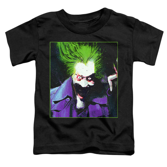 Batman Arkham Asylum Joker Toddler Kids Youth T Shirt Black Officially Licensed
