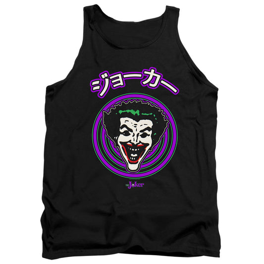 Batman Face Spiral Mens Tank Top Shirt Black Officially Licensed