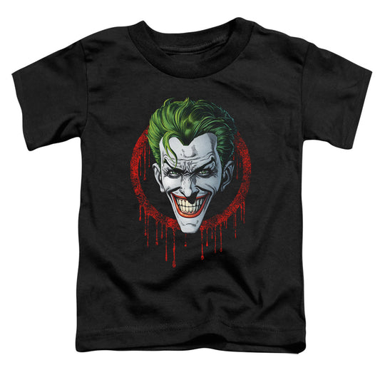 Batman Joker Drip Toddler Kids Youth T Shirt Black Officially Licensed