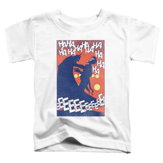 Batman Punchline Toddler Kids Youth T Shirt White Officially Licensed