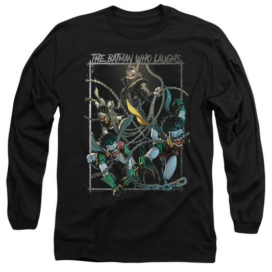 Batman Batman Who Laughs Mens Long Sleeve Shirt Black Officially Licensed