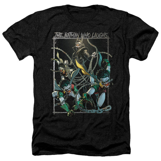 Batman Batman Who Laughs Heather Mens T Shirt Black Officially Licensed