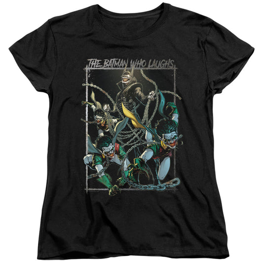 Batman Batman Who Laughs Womens T Shirt Black Officially Licensed