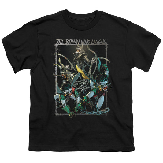Batman Batman Who Laughs Kids Youth T Shirt Black Officially Licensed
