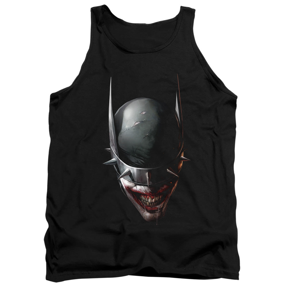 Batman Batman Who Laughs Head Mens Tank Top Shirt Black Officially Licensed