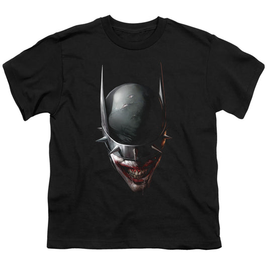 Batman Batman Who Laughs Head Kids Youth T Shirt Black Officially Licensed