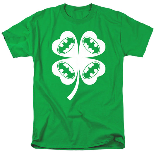 Batman Bat Clover Mens T Shirt Kelly Green Officially Licensed