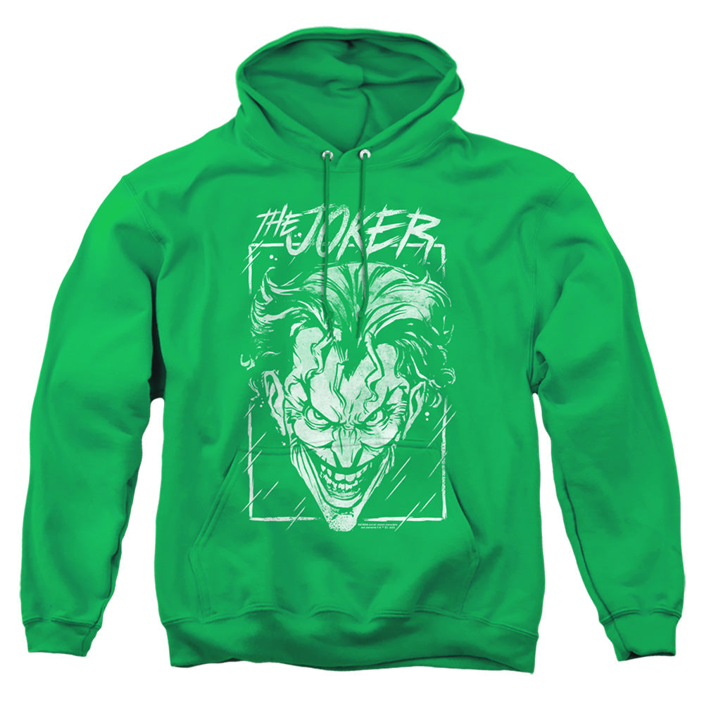 Batman Joker Storm On Green Mens Hoodie Kelly Green