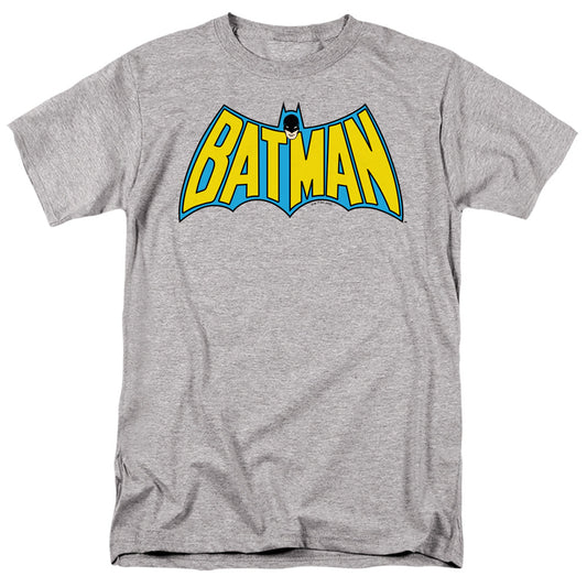 Batman Wintage Batman Logo Mens T Shirt Athletic Heather Officially Licensed
