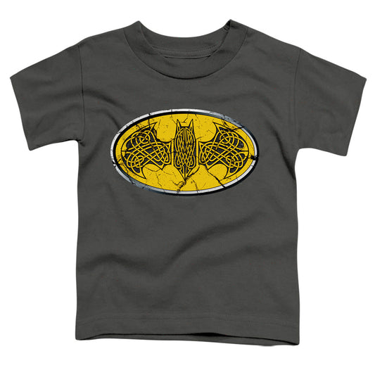 Batman Celtic Shield Toddler Kids Youth T Shirt Charcoal Officially Licensed