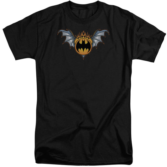 Batman Bat Wings Logo Mens Tall T Shirt Black Officially Licensed