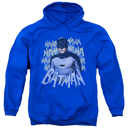 Batman Classic Tv Theme Song Mens Hoodie Royal Blue Officially Licensed