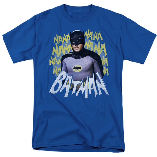 Batman Classic Tv Theme Song Mens T Shirt Royal Officially Licensed