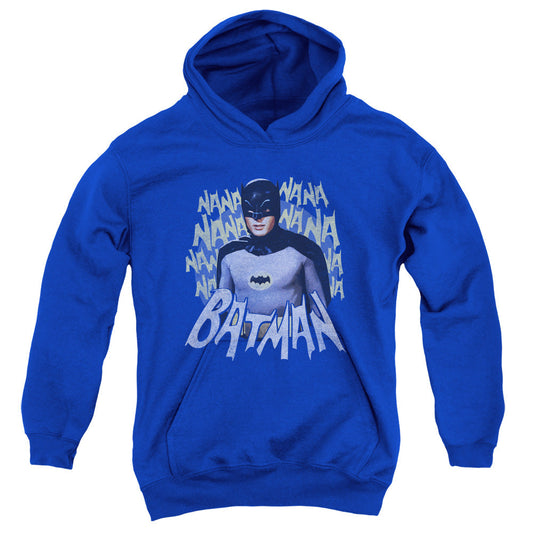 Batman Classic Tv Theme Song Kids Youth Hoodie Royal Officially Licensed