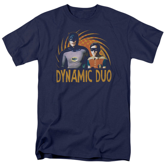 Batman Classic Tv Dynamic Mens T Shirt Navy Officially Licensed