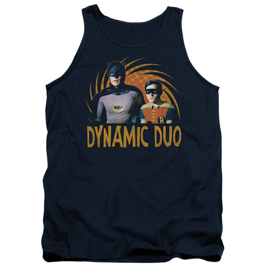 Batman Classic Tv Dynamic Mens Tank Top Shirt Navy Blue Officially Licensed