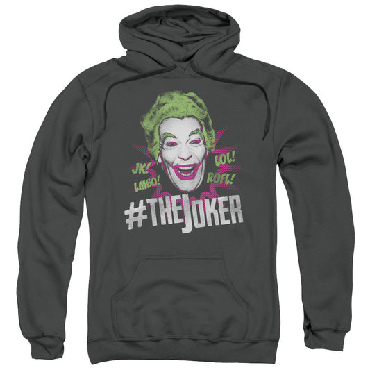 Batman Classic Tv #Joker Mens Hoodie Charcoal Officially Licensed