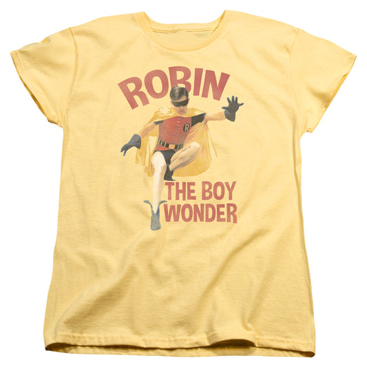 Batman Classic Tv Boy Wonder Womens T Shirt Banana Officially Licensed