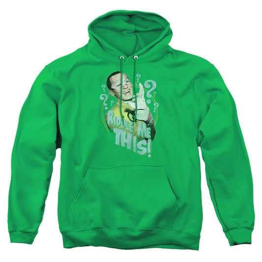 Batman Classic Tv Riddle Me This Mens Hoodie Kelly Green Officially Licensed