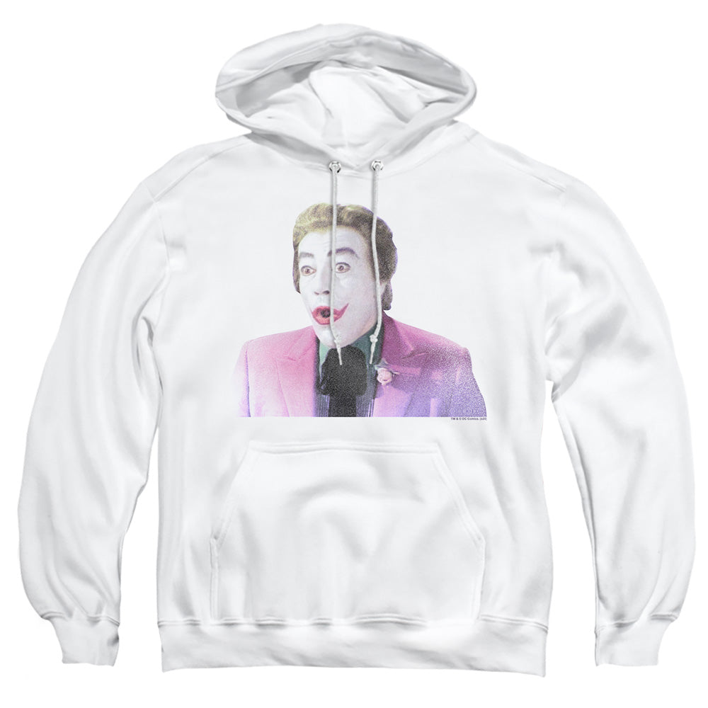 Batman Classic Tv Thrilled Mens Hoodie White Officially Licensed