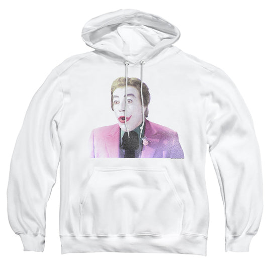 Batman Classic Tv Thrilled Mens Hoodie White Officially Licensed