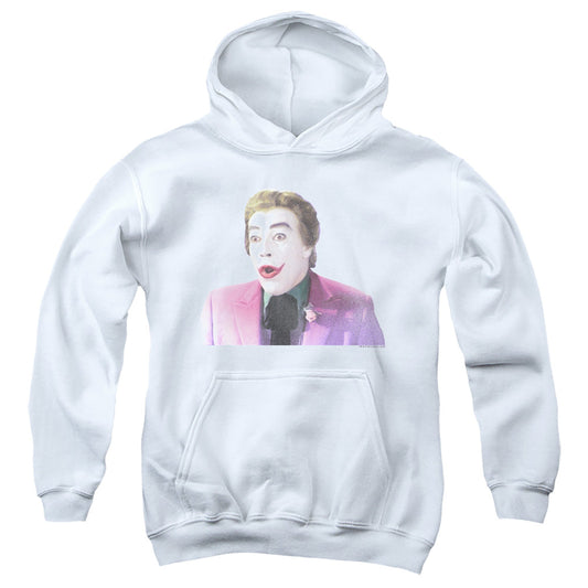 Batman Classic Tv Thrilled Kids Youth Hoodie White Officially Licensed