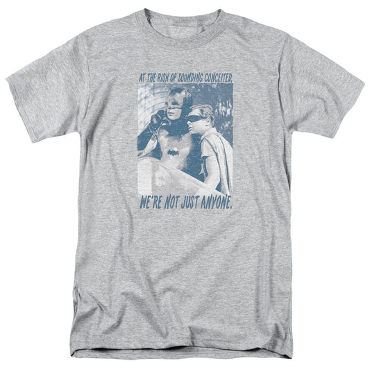 Batman Classic Tv Boogie Nights Mens T Shirt Athletic Heather Officially Licensed