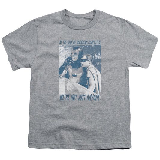 Batman Classic Tv Boogie Nights Kids Youth T Shirt Athletic Heather Officially Licensed