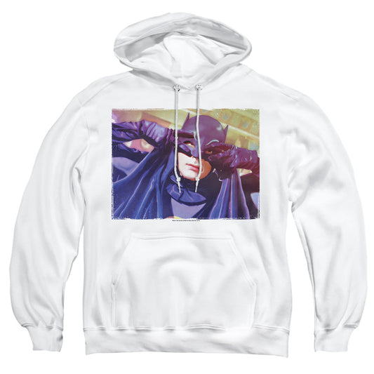 Batman Classic Tv Smooth Groove Mens Hoodie White Officially Licensed