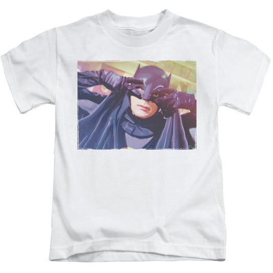 Batman Classic Tv Ooth Groove Juvenile Kids Youth T Shirt White Officially Licensed