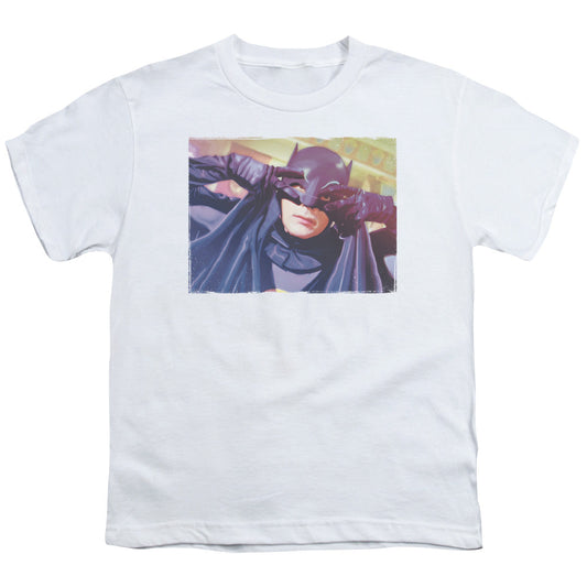 Batman Classic Tv Ooth Groove Kids Youth T Shirt White Officially Licensed