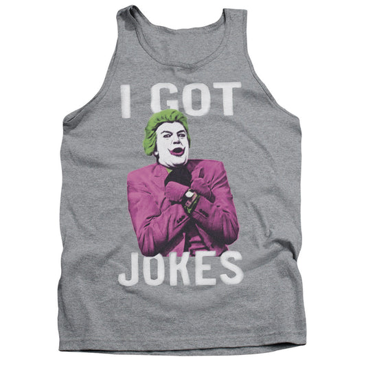 Batman Classic Tv Got Jokes Mens Tank Top Shirt Athletic Heather Officially Licensed
