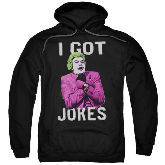 Batman Classic Tv Got Jokes Mens Hoodie Black Officially Licensed
