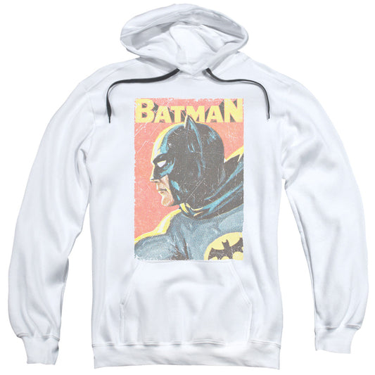 Batman Classic Tv Vintman Mens Hoodie White Officially Licensed
