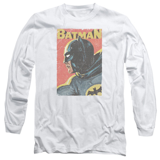 Batman Classic Tv Vintman Mens Long Sleeve Shirt White Officially Licensed
