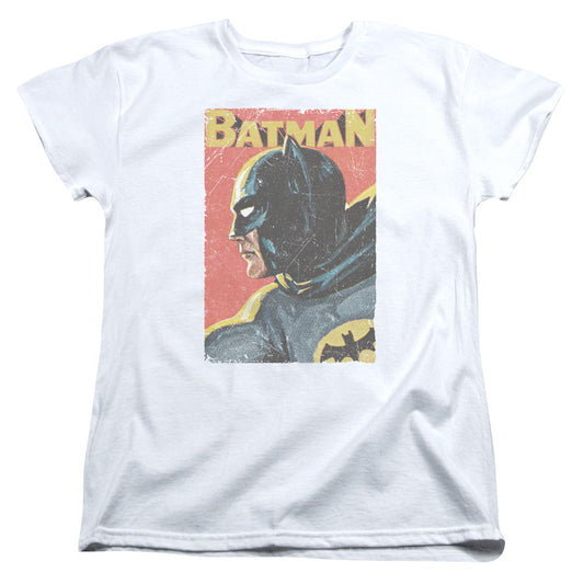 Batman Classic Tv Vintman Womens T Shirt White Officially Licensed