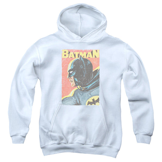 Batman Classic Tv Vintman Kids Youth Hoodie White Officially Licensed