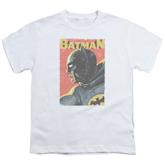 Batman Classic Tv Vintman Kids Youth T Shirt White Officially Licensed