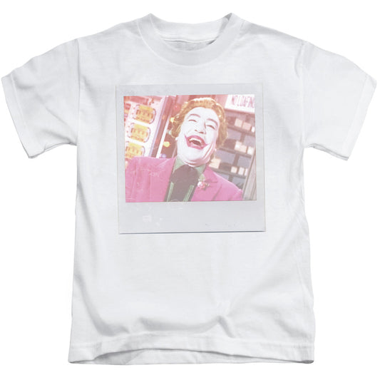 Batman Classic Tv Captured Juvenile Kids Youth T Shirt White Officially Licensed