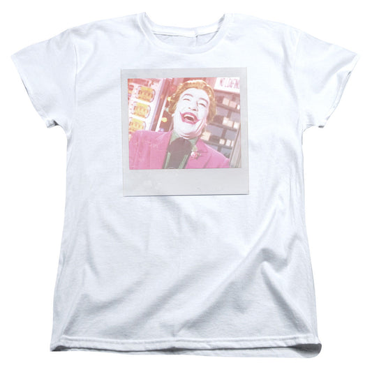 Batman Classic Tv Captured Womens T Shirt White Officially Licensed