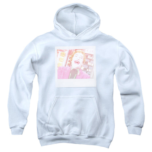 Batman Classic Tv Captured Kids Youth Hoodie White Officially Licensed
