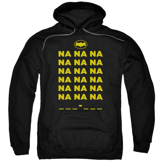 Batman Classic Tv Na Na Na Mens Hoodie Black Officially Licensed