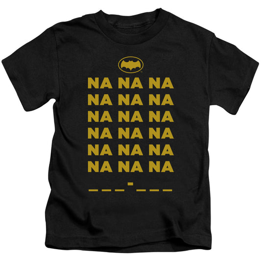 Batman Classic Tv Na Na Na Juvenile Kids Youth T Shirt Black Officially Licensed