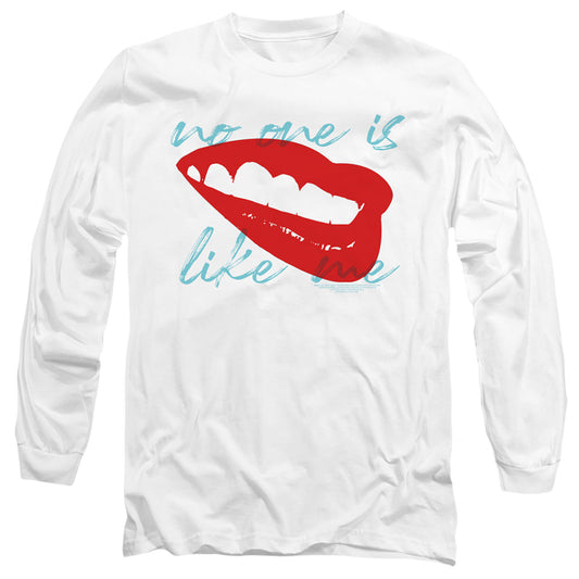 Birds Of Prey Face It Mens Long Sleeve Shirt White Officially Licensed
