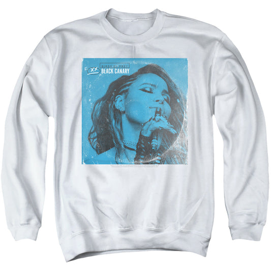 Birds Of Prey Blue Canary Mens Crewneck Sweatshirt White Officially Licensed